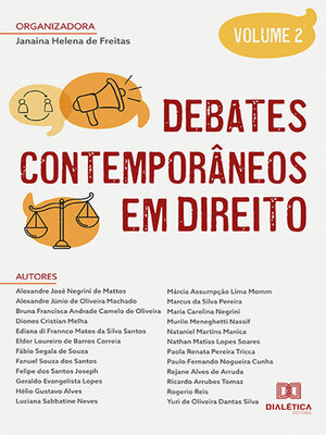 cover image of Debates contemporâneos em Direito, Volume 2